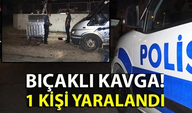 Zonguldak'ın Ereğli ilçesinde çıkan kavgada 1 kişi bıçakla bacağından yaralandı