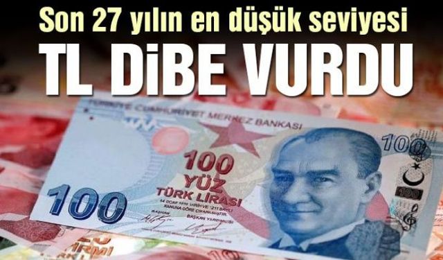 Yıla 5,94 seviyelerinden başlayan dolar/TL, eylül sonunda 7,85 ile rekor seviyeye yükselirken, TL'nin satın alma gücünün göstergelerinden 'reel efektif döviz kuru' da verinin tutulduğu Ocak 1994'ten bu yana en düşük seviyeye geriledi