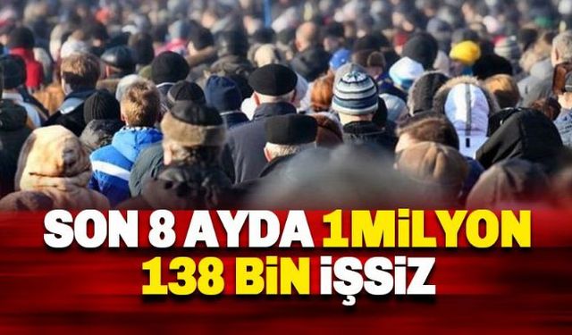 Türkiye İş Kurumunun (İŞKUR) 2020 Eylül ayına ilişkin açıkladığı verilerine göre işsizlik ödeneğine başvuranların sayısı 8 ayda 1 milyon 138 bin 725 kişiye ulaştı