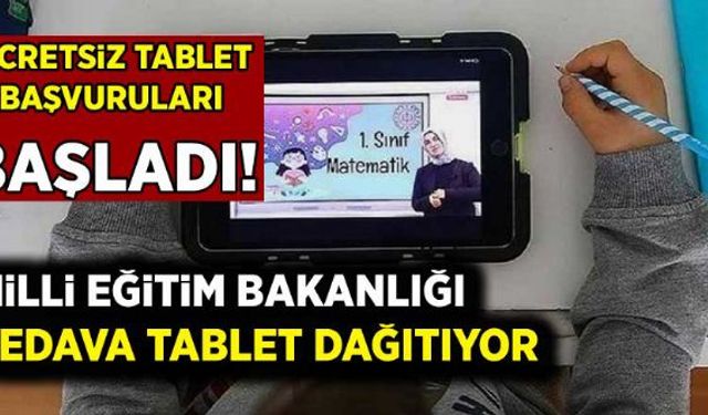 Milli Eğitim Bakanlığı, Acun Ilıcalı ve belediyelerin ücretsiz laptop ve tablet dağıtımı başvuru linki formu ve ekranı merak ediliyor