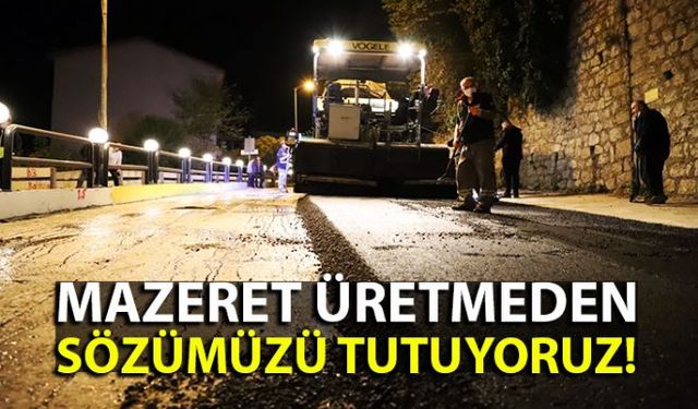 Zonguldakın güzide yerleri arasında olan Fener semtine çıkan rampa yol asfaltlanmaya başlandı