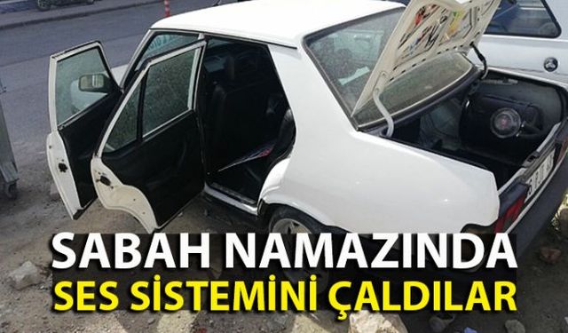 Zonguldakta Sanayi Sitesinde iki aracın yaklaşık 8 bin TL değerindeki ses sistemlerinin çalındığı öğrenildi