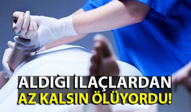 Zonguldak'ın Ereğli ilçesinde bir genç ilaç aldıktan sonra hastanelik oldu