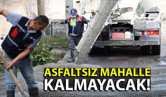 Zonguldak Belediyesi Fen İşleri Müdürlüğü ekipleri tarafından Ontemmuz Mahallesi Reşit Paşa Sokakta beton yol çalışmaları başladı