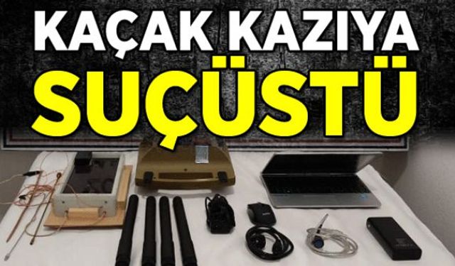 Zonguldak'ta jandarma ekiplerince kaçak kazı yaptıkları belirlenen 6 şüpheli suçüstü yakalandı