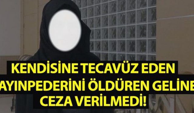 Kendisine defalarca cinsel saldırıda bulunan kayınpederini öldüren ve 8 ay tutuklu kaldıktan sonra tahliye olan Esma Y