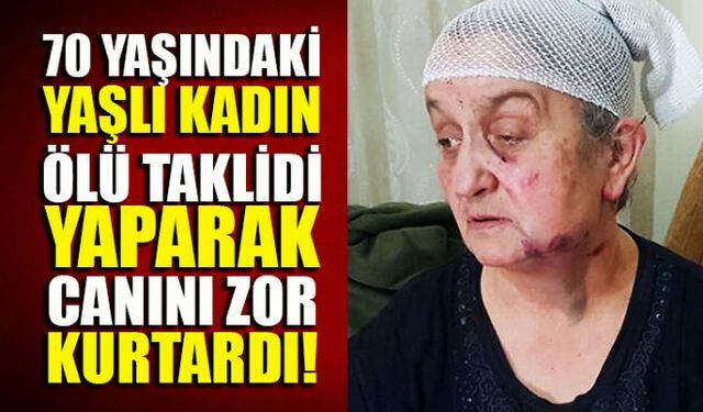 70 yaşındaki kadının evine hırsız girdi