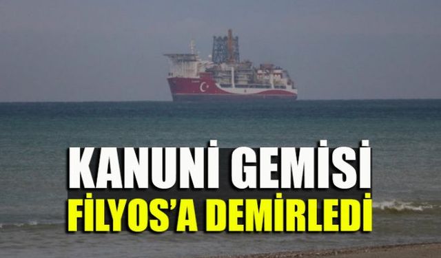 Türkiyenin üçüncü sondaj gemisi 'Kanuni', Karadeniz'de gerçekleştirilecek sondaj faaliyeti için Zonguldak'a ulaştı