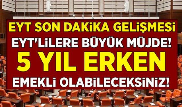 EYT müjdesi meclisten beklenirken söz konusu yasal düzenleme çıkmadığı takdirde emeklilikte yaşa takılan vatandaşlara 6 yöntem ile erken emeklilik sağlanmaya çalışılacak