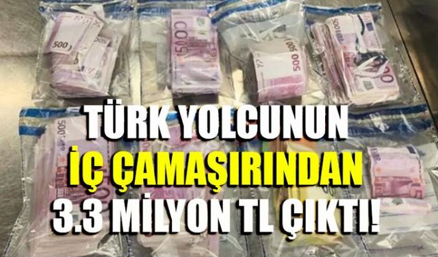 Almanya'dan Türkiye'ye gelmek üzere Düsseldorf Havalimanı'na giden Türk yolcunun üzerinden çıkanlar görenleri şoke etti