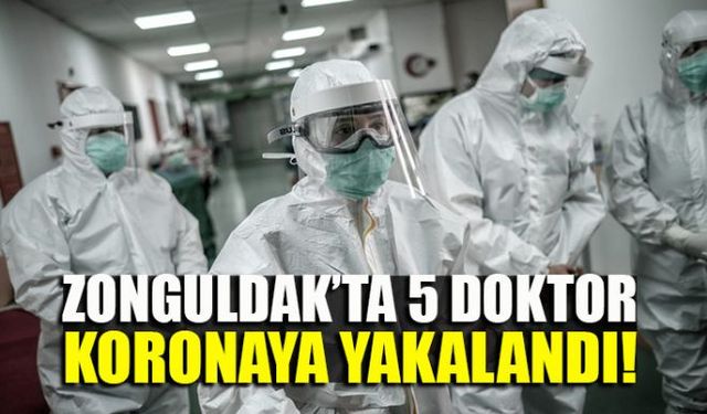 Zonguldak'ta son günlerde artan Koronavirüs vakaları sağlık sektörünü olumsuz etkilerken doktorlarda da etkili oluyor