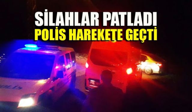 Zonguldak'ta merkeze bağlı Terakki Mahallesi'nde yankılanan silah sesleri polisi harekete geçirdi