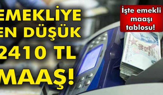 Milyonlarca Emekliye Müjde! Emekli Maaşları En Az 2410 TL Olacak!