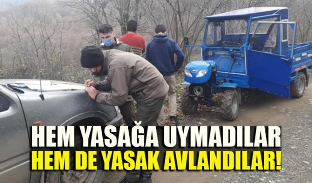 Zonguldakta sokağa çıkma yasağına uymayıp usulsüz avlanan kişilere idari para cezası kesildi