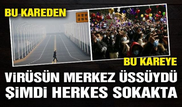 Geride kalan 2020'nin ilk günlerinde korku ve endişeyle Wuhan'a çevrilen gözler şehre bu kez hayretle döndü