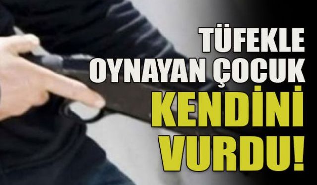 Zonguldak'ın Ereğli ilçesinde 14 yaşındaki çocuk pompalı tüfekle oynarken parmağını parçaladı