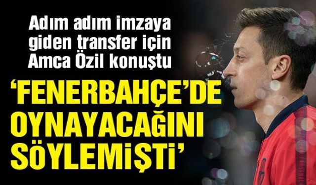 Fenerbahçe, Zonguldaklı Mesut Özil transferine son aşamaya gelirken, yıldız futbolcunun çevresi gelişmeleri heyecanla takip ediyor