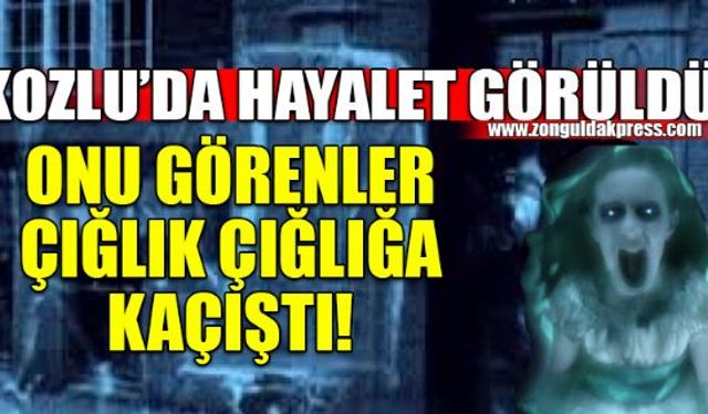 Kozlu ilçesinde esrarengiz olayla karşı karşıya gelen insanlar neye uğradıklarını şaşırıyor