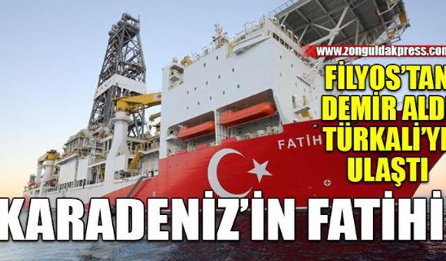 Enerji ve Tabii Kaynaklar Bakanı Fatih Dönmez yaptığı son dakika açıklamasında Fatih sondaj gemimiz Karadenizdeki yeni durağı Türkali-2 kuyusuna ulaştı