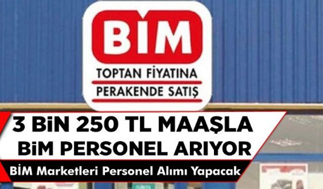 BİM marketlerinde 3