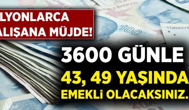 SGK'dan 3600 gün üzerinden emekliliğe ilişkin açıklama geldi