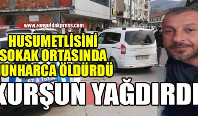 Zonguldak'ın Ereğli ilçesinde bir kişi husumetlisini vurup kaçmıştı