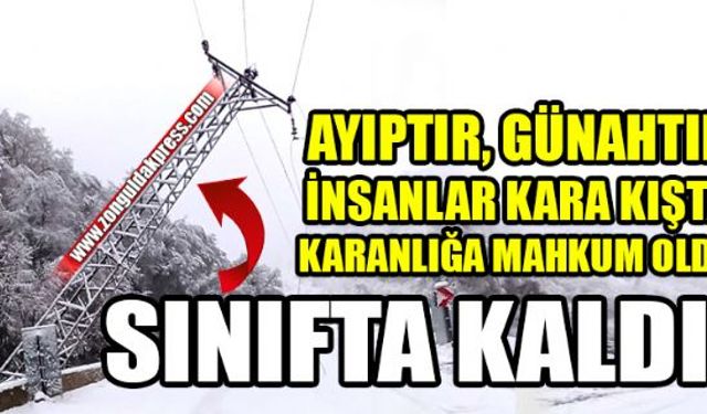 Zonguldak genelinde yaşanan elektrik kesintileri ve olumsuzluklar nedeniyle insanların kara kışta karanlığa mahkum edildiğini söyleyen Erkmen, sorumlulara gerekli cezai işlemin kesilmesi gerektiğini belirtti