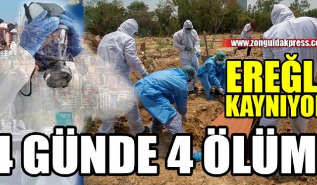 Zonguldakın Ereğli İlçesinde, Korona virüse bağlı ölüm sayısı 214e yükseldi