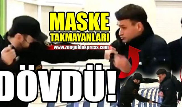 Maske takmayan insanlar polisin gazabına uğradı!