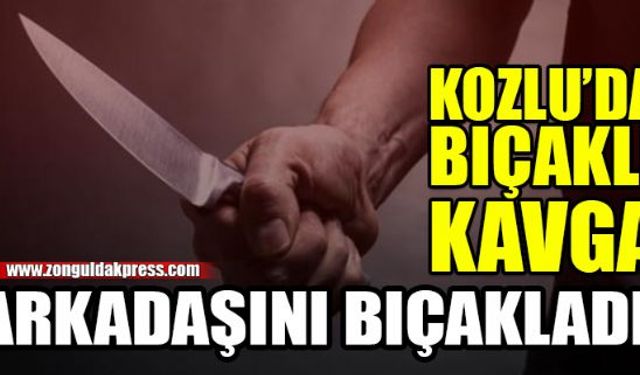 Zonguldakın Kozlu İlçesinde bıçaklı yaralama ihbarı ekipleri harekete geçirdi