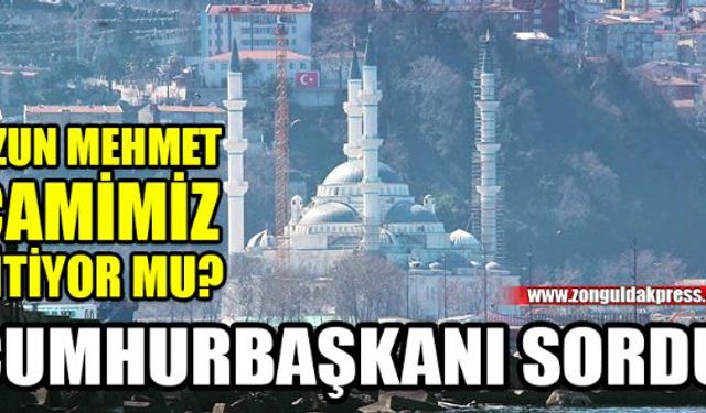 İsmini Cumhurbaşkanı Recep Tayyip Erdoğan'ın koyduğu Uzun Mehmet Camisi'nde çalışmalar tüm hızıyla devam ediyor