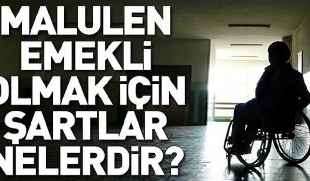 Malulen emeklilik konusu her geçen gün daha büyük bir merakla araştırılan konulardan biri haline geliyor