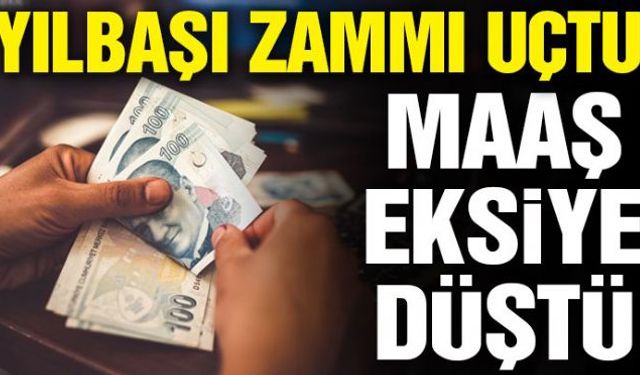 Hükümetin memur ve emekliye verdiği yılbaşı zammı 3 aylık enflasyonun altında kaldı