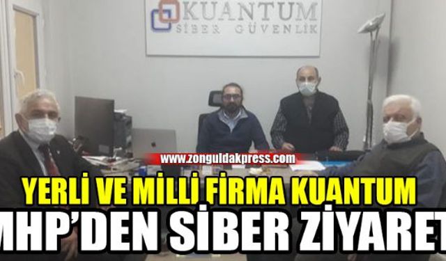 Milliyetçi Hareket Partisi yöneticileri Kuantum Siber Güvenlik şirketine ziyaret gerçekleştirdi