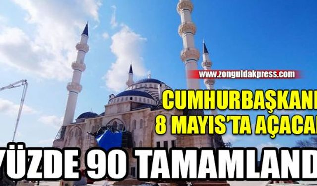 Cumhurbaşkanı Recep Tayyip Erdoğan, Uzun Mehmet Camii'nin açılışını yapmak üzere 8 Mayıs'ta Zonguldak'a gelecek