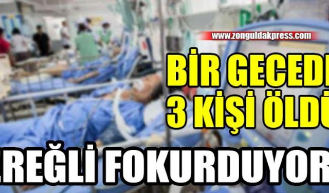 Korona virüs Ereğli ilçesinde bir gecede 3 can aldı