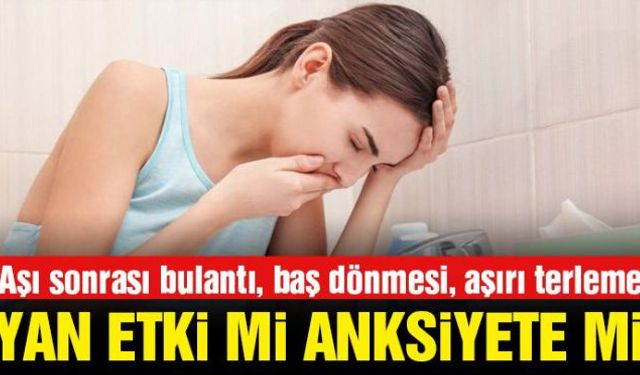 Hastalık Kontrol ve Önleme Merkezlerinin yayınladığı yeni bir rapora göre; bayılma, baş dönmesi ve mide bulantısı dahil olmak üzere bazı COVID-19 aşı reaksiyonlarının aşının yan etkisi olmadığı, anksiyeteden kaynaklandığı anlaşıldı