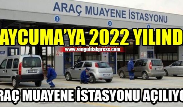 Çaycumada araç muayene istasyonu arazisinde incelemelerde bulunan Reysaş Holding Yönetim Kurulu Başkan Yardımcısı Egemen Döven, Araç Muayene İstasyonunun 2022de açılacağını söyledi