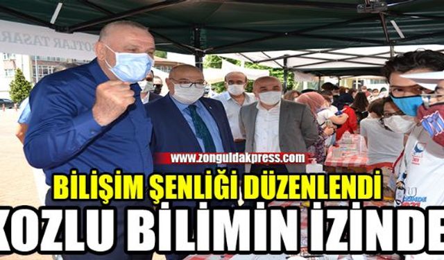 Kozlu İlçe Milli Eğitim Müdürlüğü,TÜBİTAK 4007 Bilim Şenlikleri Destekleme Programı kapsamında Kent Meydanı Tören Alanında "Kozlu Bilimin İzinde" adlı şenlik düzenlendi