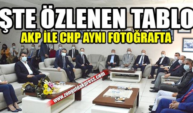 Zonguldak Valisi Mustafa Tutulmazın önderliğinde AK Parti Zonguldak Milletvekilleri Polat Türkmen, Ahmet Çolakoğlu, Hamdi Uçar, CHP Milletvekilleri Ünal Demirtaş ve Deniz Yavuzyılmaz, Kaymakam İsmail Çorumluoğlu ve siyasi parti ilçe başkanları Belediye B