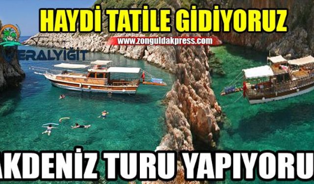 Akdeniz tatil turumuzla Türkiyenin en güzel yerlerini ziyaret etmeye ne dersiniz?