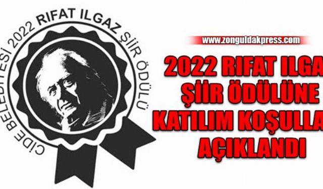 Rıfat Ilgaz ödüllü şiir dalında olacak