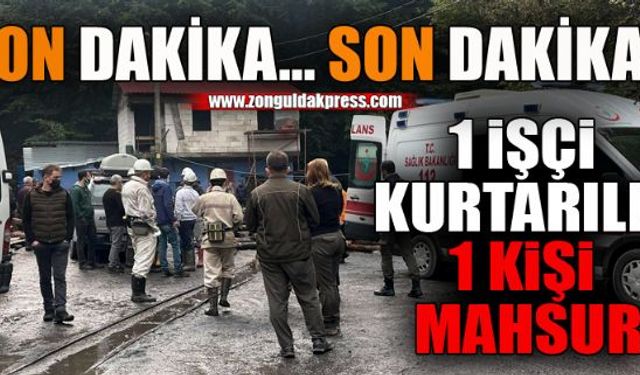 Madende göçükte son dakika...  1 işçi kurtarıldı, 1 işçi mahsur...