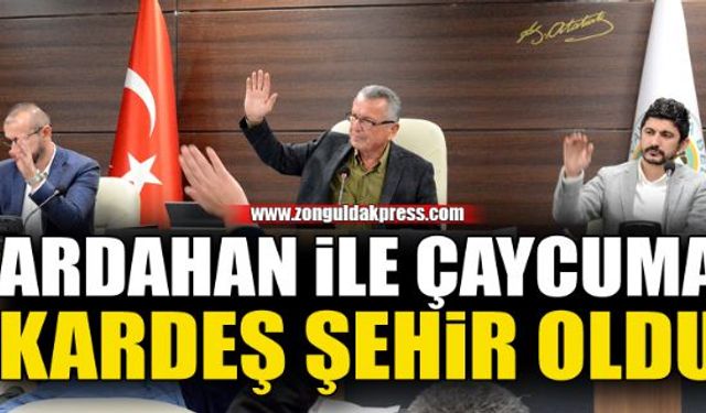 Çaycuma ile Ardahan kardeş şehir oldu