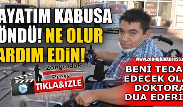 Engelli gençten yürek burkan çağrı...