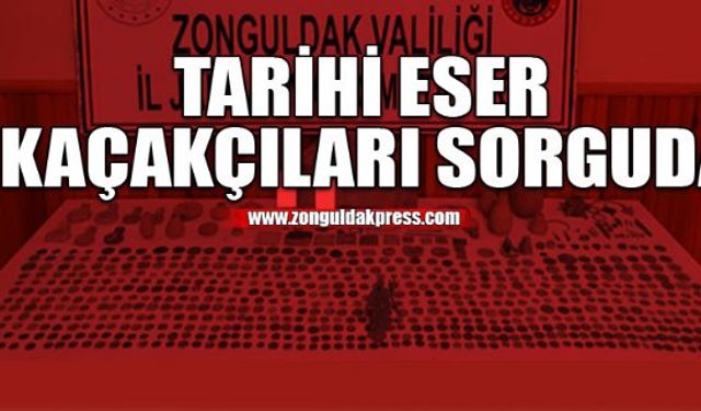 Tarihi eser kaçakçılığında 3 gözaltı