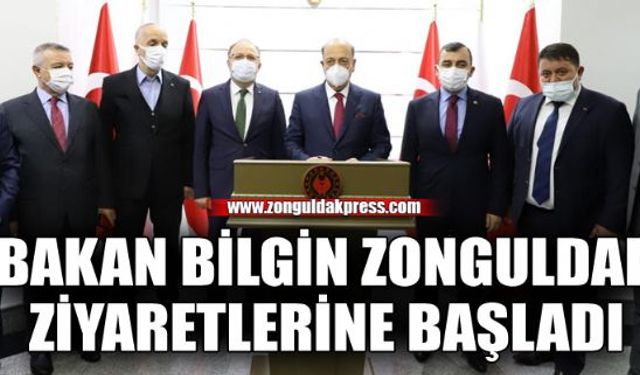 Bakan Bilgin, Zonguldak ziyaretlerini sürdürüyor