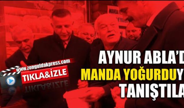 MHP'lli heyet, manda yoğurduyla böyle tanıştı...