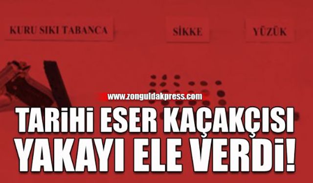 Tarihi eser kaçakçısı yakalandı