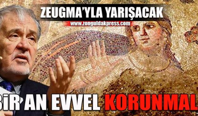 Zeugma'nın rakibi Çaycuma mozaikleri